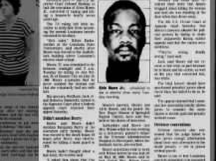 Alvin Moore Executed For Robbery Murder